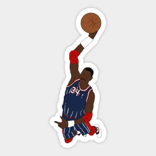 Hakeem Olajuwon Dunk Sticker